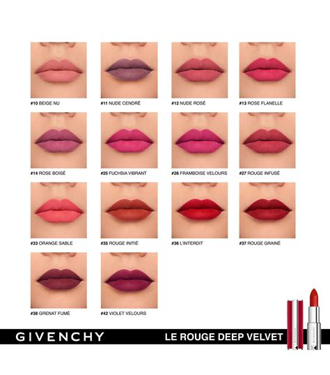 givenchy beige sable lipstick|le rouge deep velvet givenchy.